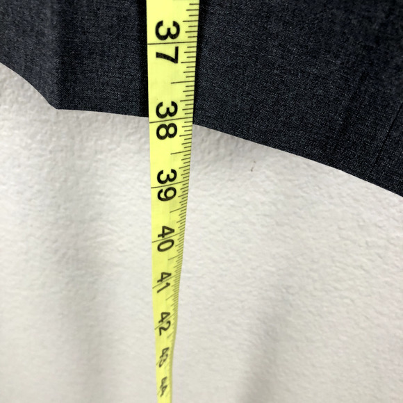 Lands End Pants Gray Wool Blend Trouser Timeless Staple Basic Womens 6 Petite - Picture 14 of 16